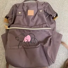 希少❗️公式ディズニークマのプーさんanello リュック