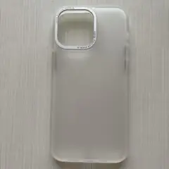 【対応機種】iPhone 15 Pro クリア カメラフレーム シルバー