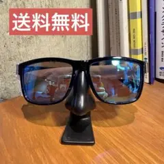 新品　スポーツサングラス ストリートアウトドア　ブルー　サーフィン　ミラーレンズ