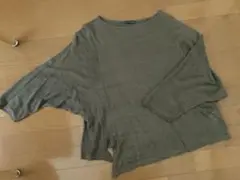 Studio Clip 薄手ニット 長袖 リネン100％