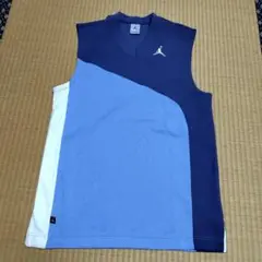 Jordan ノースリーブタンクトップ 青/白