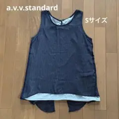 a.v.v standard ネイビーノースリーブトップス