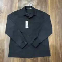 ユニクロ 感動シャツジャケット M 黒