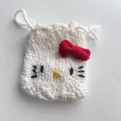 ハローキティ ニット 巾着袋