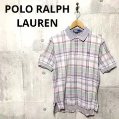 POLO RALPH LAUREN ポロラルフローレン チェックポロシャツ S