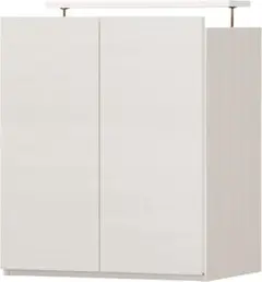 白井産業 オーダー [日本製] ホワイト幅60cm POR-EM7060DUWH