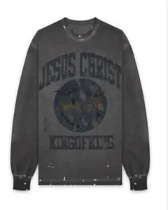 SOMEITJ.X.N.S L/S VINTGE TEE / STONEGREY