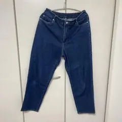 関西ファッション　ダークブルー　デニム　ウエストゴム　69-77 おまけ付き