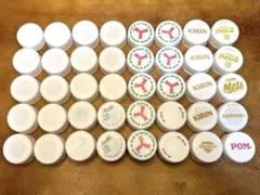 ペットボトルキャップ 白系 40個
