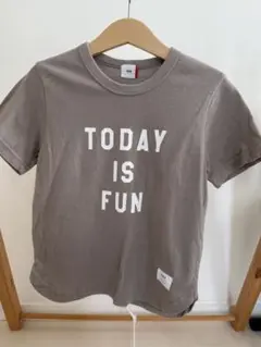 FOV 子ども　Tシャツ　110-120 アッシュなブラウン