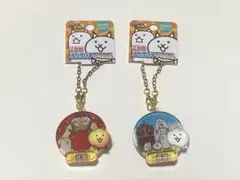 にゃんこ大戦争ぷっクリアキーホルダー 福岡 2種