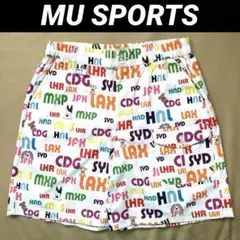 【美品】 MU SPORTS レディース ハーフパンツ 40