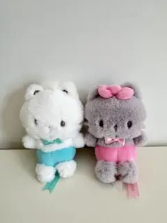 サンリオねこの会　マスコットホルダー　ニャニィニュニェニョン