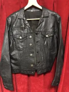 johnsons larocka グリーン ライダース neon LA ROCKA! Biker Jacket - neon-leather