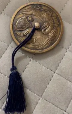 【造幣局製】青銅・鶴亀文鎮