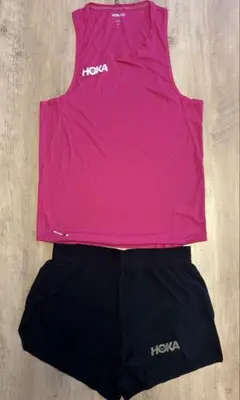 HOKA ONE ONE XS 陸上用シャツ パンツセット　グラデーション 2025年最新】HOKA ／ HOKA ONEONE 陸上用シャツの人気アイテム