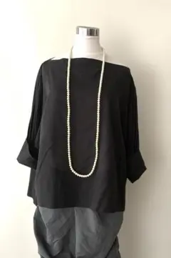 Rouge vif la cle ギャザースリーブブラウス定価15950円シアー