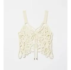 EMBROIDERY CORD VEST Eaphi