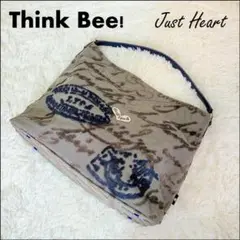 Think Bee! シンクビー ハンドバッグ 刺繍 ジャストハート 総柄