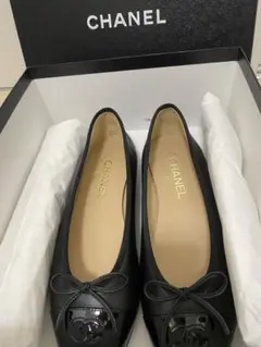 CHANEL バレーシューズ ヒール 新品