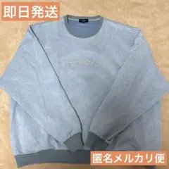 【メンズLサイズ】水色トレーナー