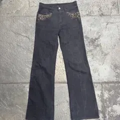 Mcbling Grunge フレアパンツ スタッズパンツ ブーツカット ナード