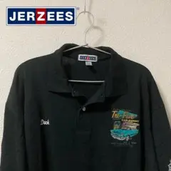 古着　インポート　JERZEES print polo shirt XLサイズ