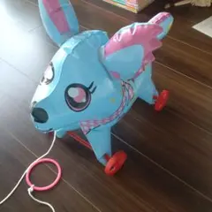 青色犬型インフレータブルおもちゃ お祭り時の風船