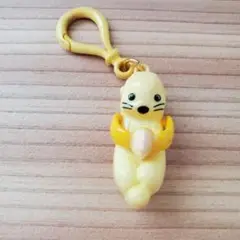 昭和レトロ　ラッコのキーホルダー　ファンシーデザイン　水族館お土産