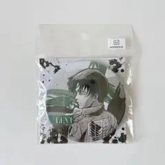 進撃の巨人 墨絵 缶バッジ リヴァイ ①