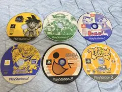 PS2ソフト 6本セット まとめ売り ドラゴンクエストⅦ他 ディスクのみ