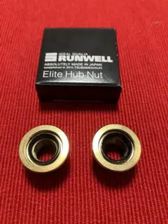 RUNWELL Elite Hub Nut ゴールド ブラック m10