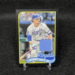 2024 Topps Series1 ボビーウィット jr. メモラビリアカード