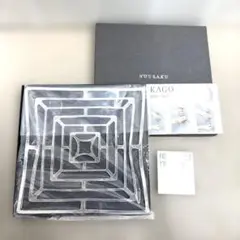 【未使用品】能作 KAGO スクエア Mサイズ（200×200mm）純錫製