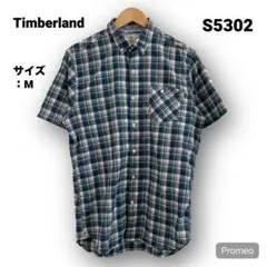 【即購入OK】Timberland 半袖シャツ サイズM チェック