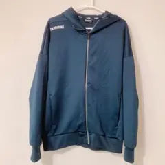 Hummel ネイビー ジャージ フード付き