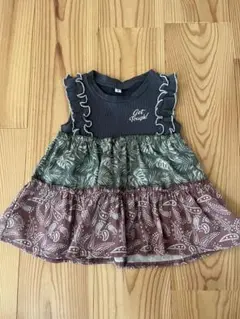 美品　ベビーフリルワンピース　90