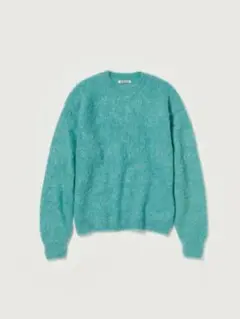 オーラリー 22aw モヘア ニット ブルー ターコイズ セーター