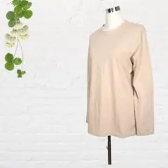 ユニクロ カットソー 長袖Tシャツ ゆるダボ ジェンダーレス Lサイズ B157
