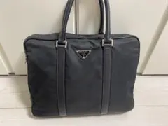 PRADA プラダ　メンズ　ビジネスバッグ　ブリーフケース　三角ロゴプレート