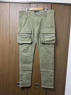 MLVINCE スリムフィット カーゴパンツ 34