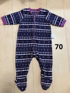 ユニクロ　前開きロンパース