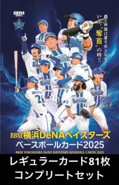 BBM 横浜DeNAベイスターズ レギュラーカード 81枚 コンプリートセット