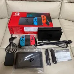 Nintendo Switch本体付属品 箱付新モデルバッテリー改良版