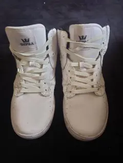 SUPRA SPECIAL ホワイト ハイカットスニーカー 11 US
