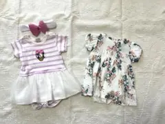 【美品】petitmain ベビー服 70-80cm 女の子