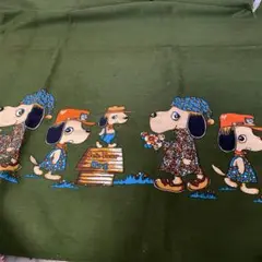 レトロ生地レトロわんこ生地