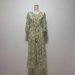 SWEET MOMMY 花柄 ロングワンピース M