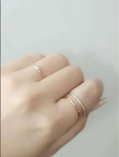 ebine Zirconia Combi Ring Gold