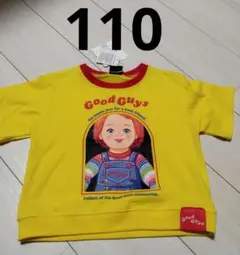 【新品・未使用・タグ付き】しまむら チャッキー 110 チマジロ 半袖 Tシャツ